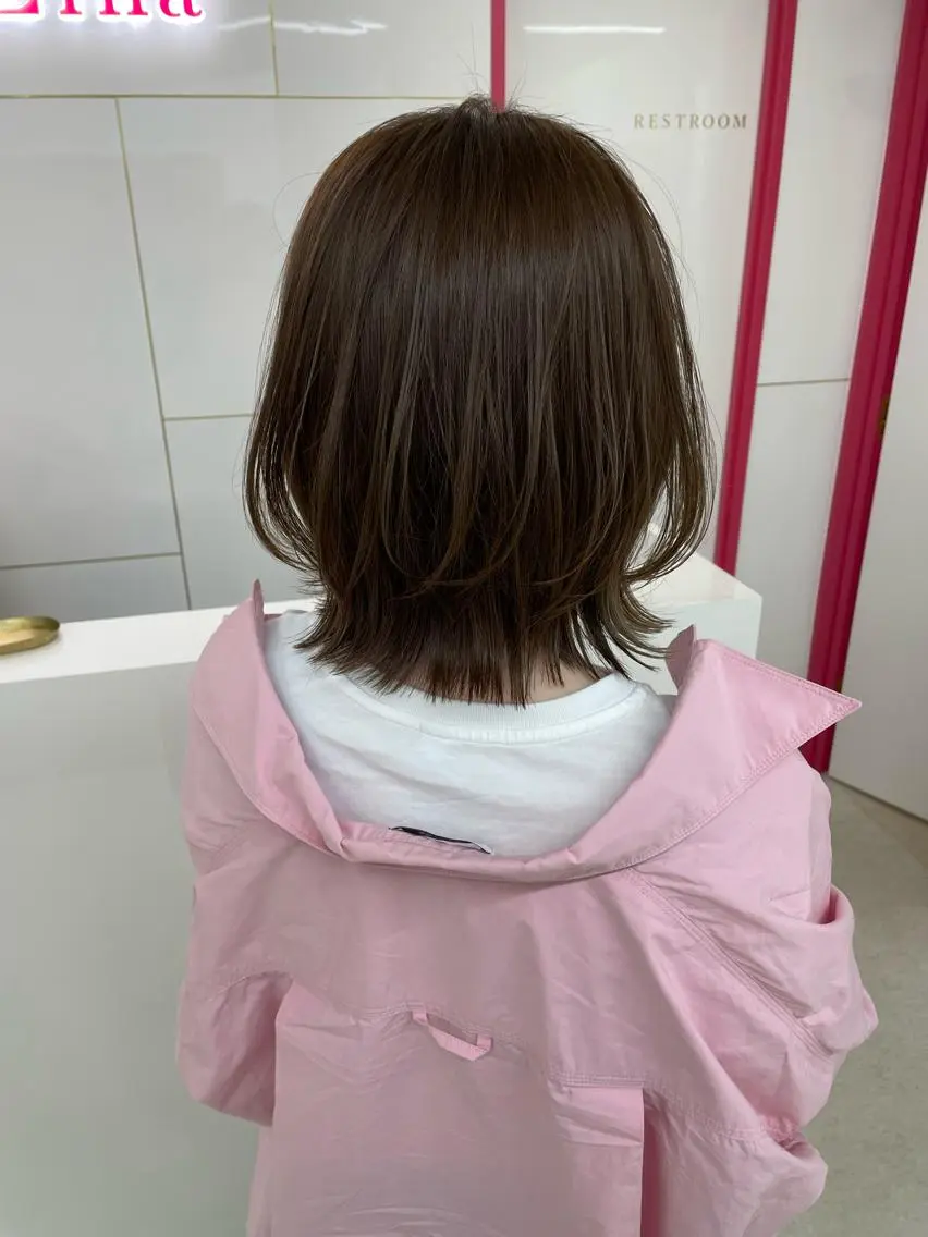 ミディアム カラー 冨木 雄斗のヘアスタイル