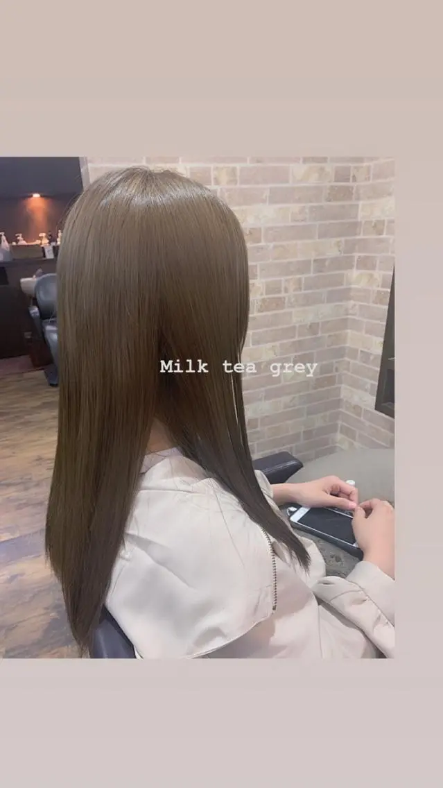 ロング 韓国✖️網紅🖤 パーマYURIYAのヘアスタイル