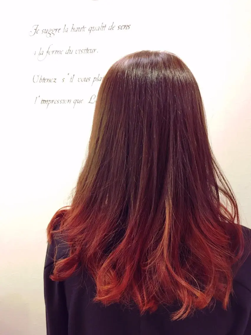 ロング カラー カット ヘアカラー トリートメント 浦山 和之のヘアスタイル
