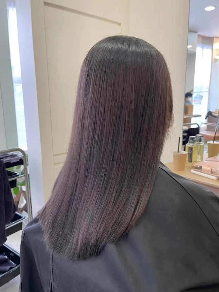 セミロング カラー 神戸ボブ✂️ ioe三宮/田 伸佳のヘアスタイル