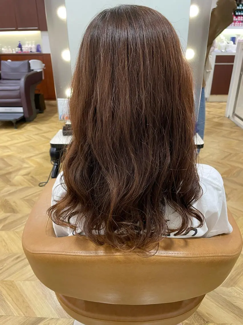 ロング パーマ デジタルパーマ 後藤 澪のヘアスタイル