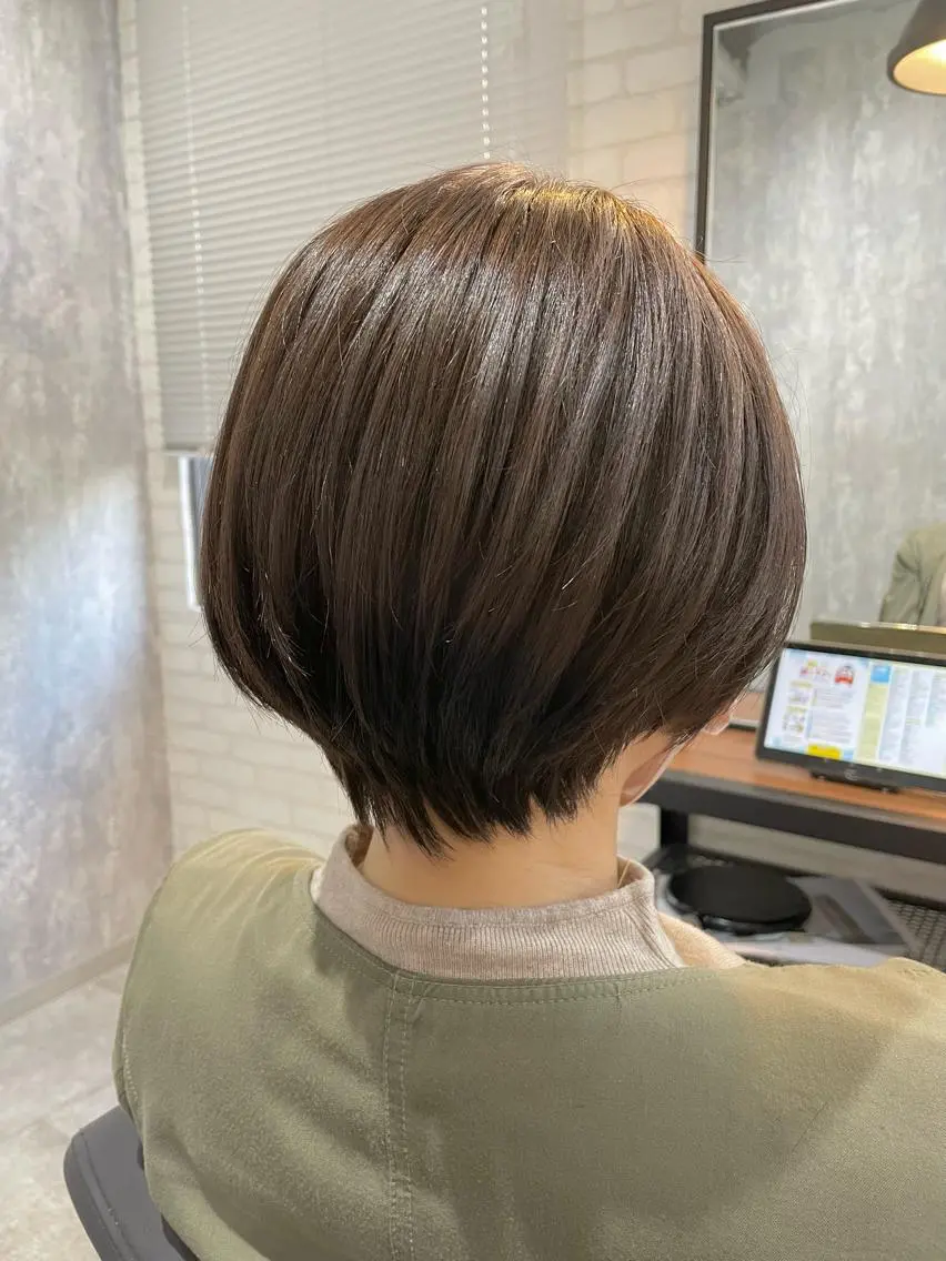 ショート カット ヘアカラー トリートメント 縮毛矯正💎髪質改善 レイヤー✨山内健太郎のヘアスタイル