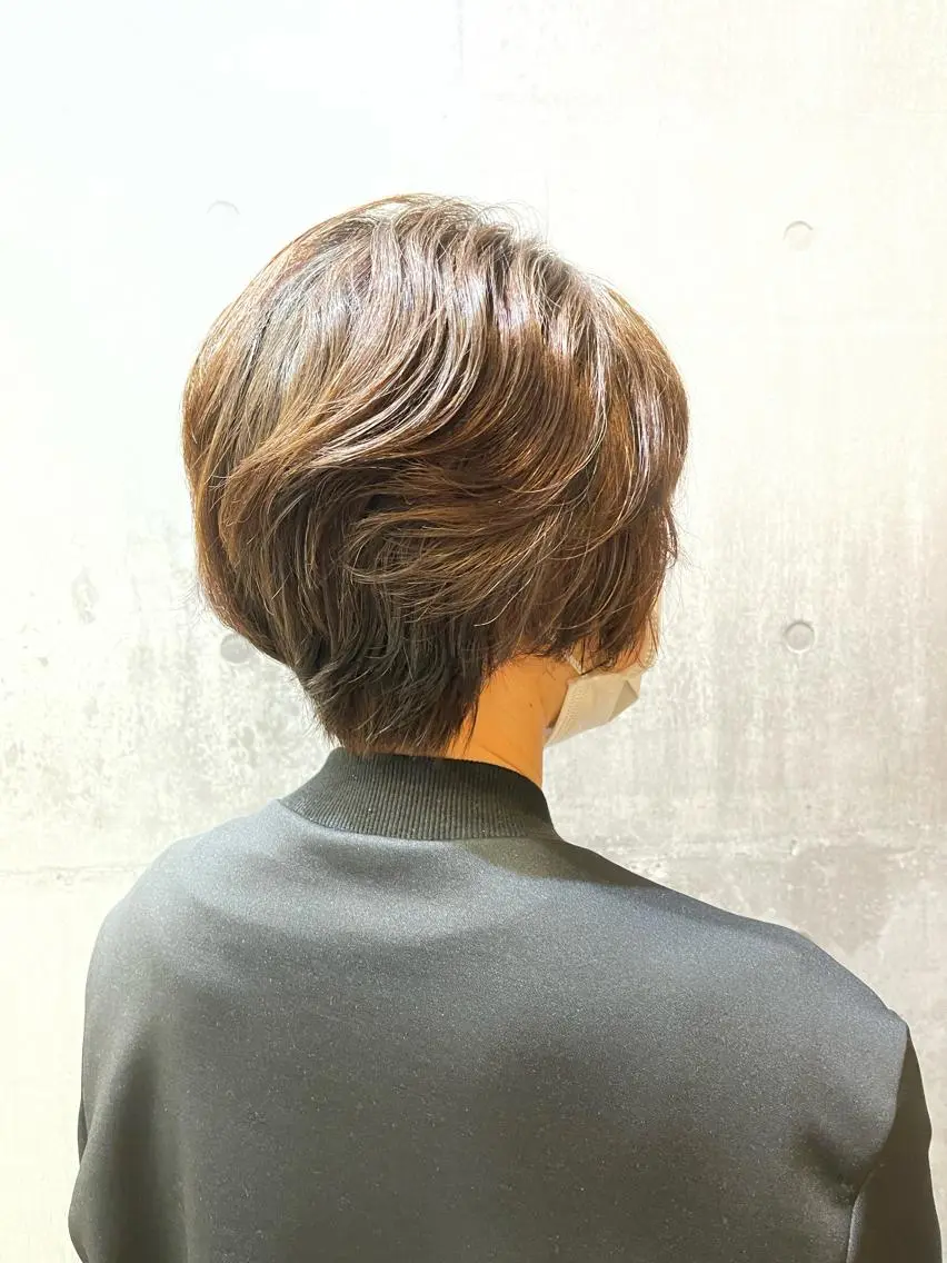 ショート パーマ art-Lago 宮司のヘアスタイル