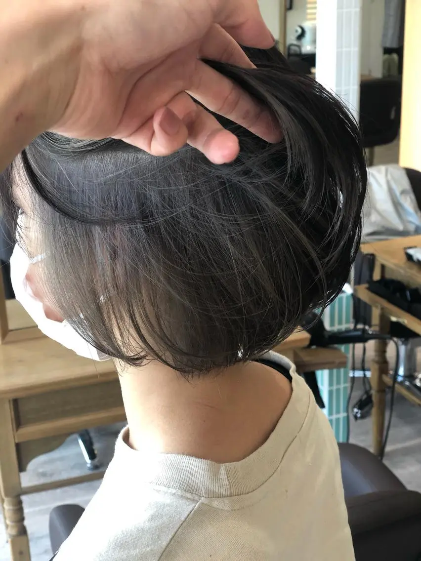 ショート カラー ハイトーンカラー Snaly カラー特化ページのヘアスタイル