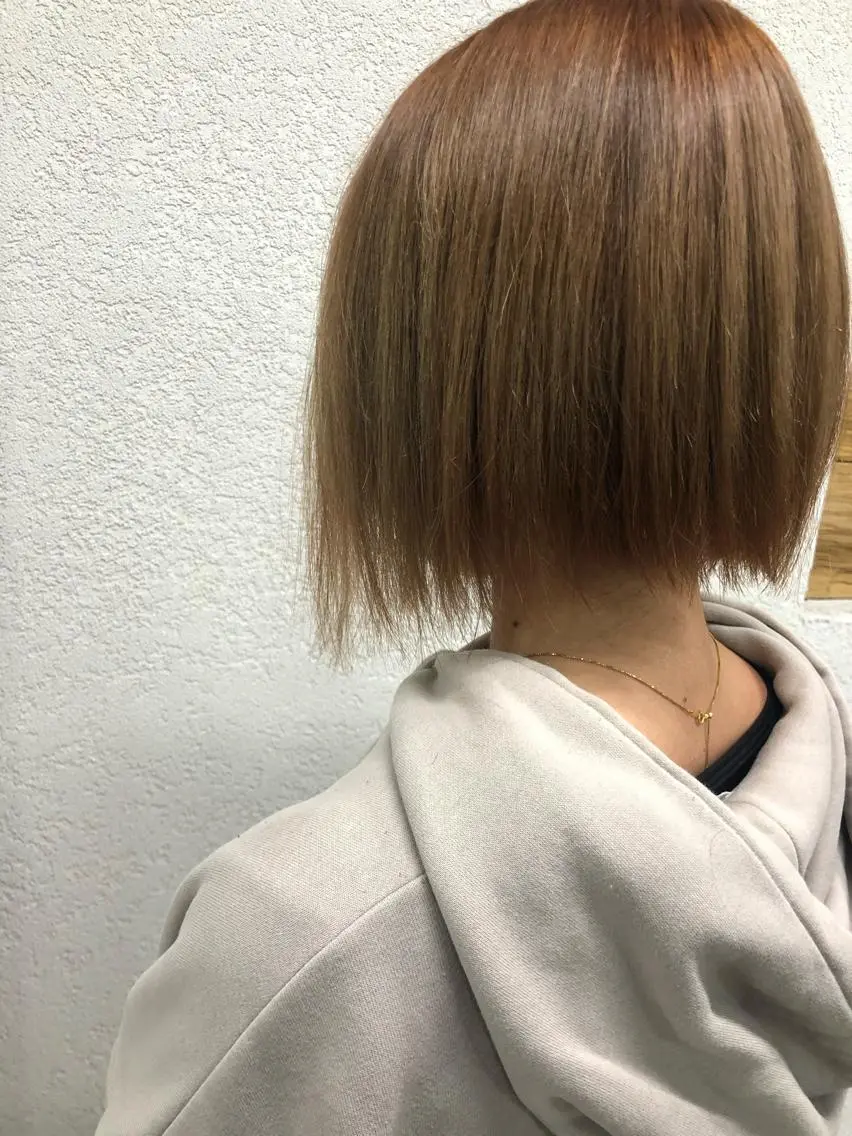 ミディアム ブリーチ/髪質改善 店長 板垣智大のヘアスタイル