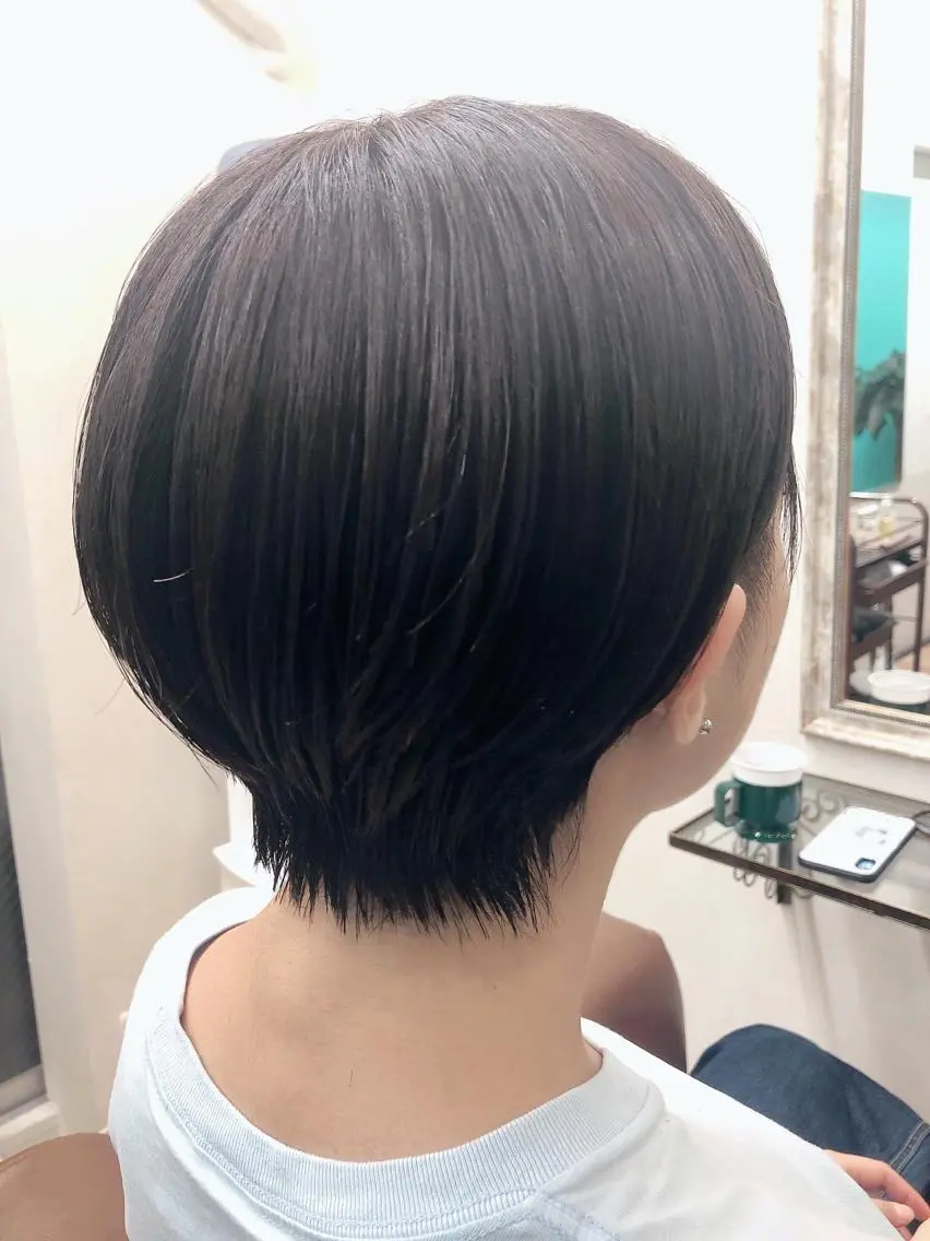 ショート カラー ハンサムショート ショートヘア TOWA 野村　コウダイのヘアスタイル