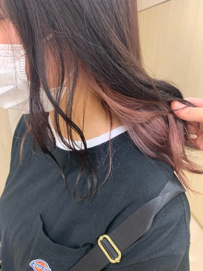 ロング カラー 暖色/ブリーチカラー 🎀 M i k uのヘアスタイル