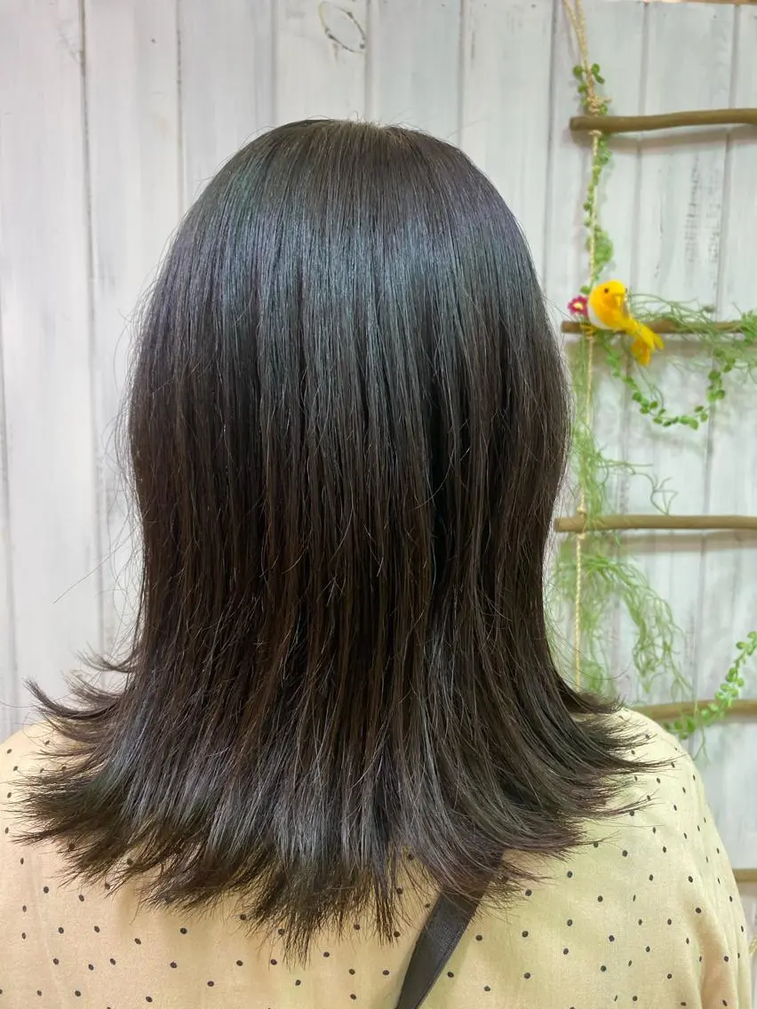 ミディアム カット 黒川 奨のヘアスタイル
