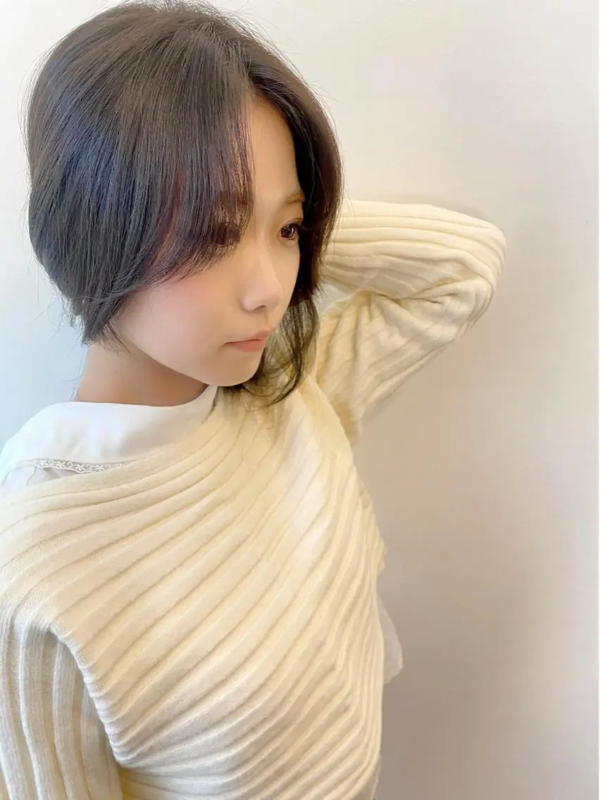 ロング カット パーマ トリートメント 隅野 恭生のヘアスタイル