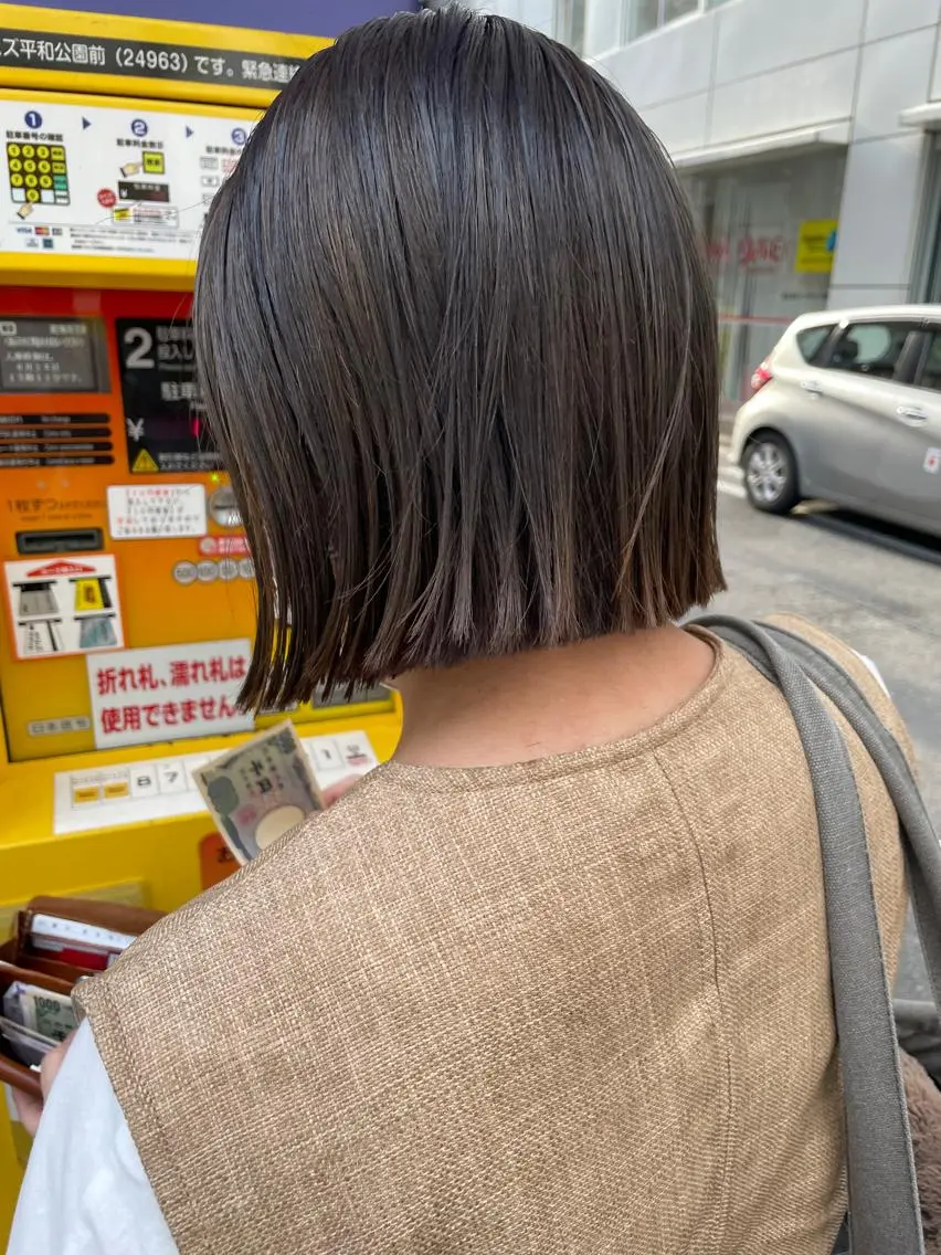 ショート カット ヘアカラー トリートメント ayane⭐️ボブ・ ショート・パーマのヘアスタイル