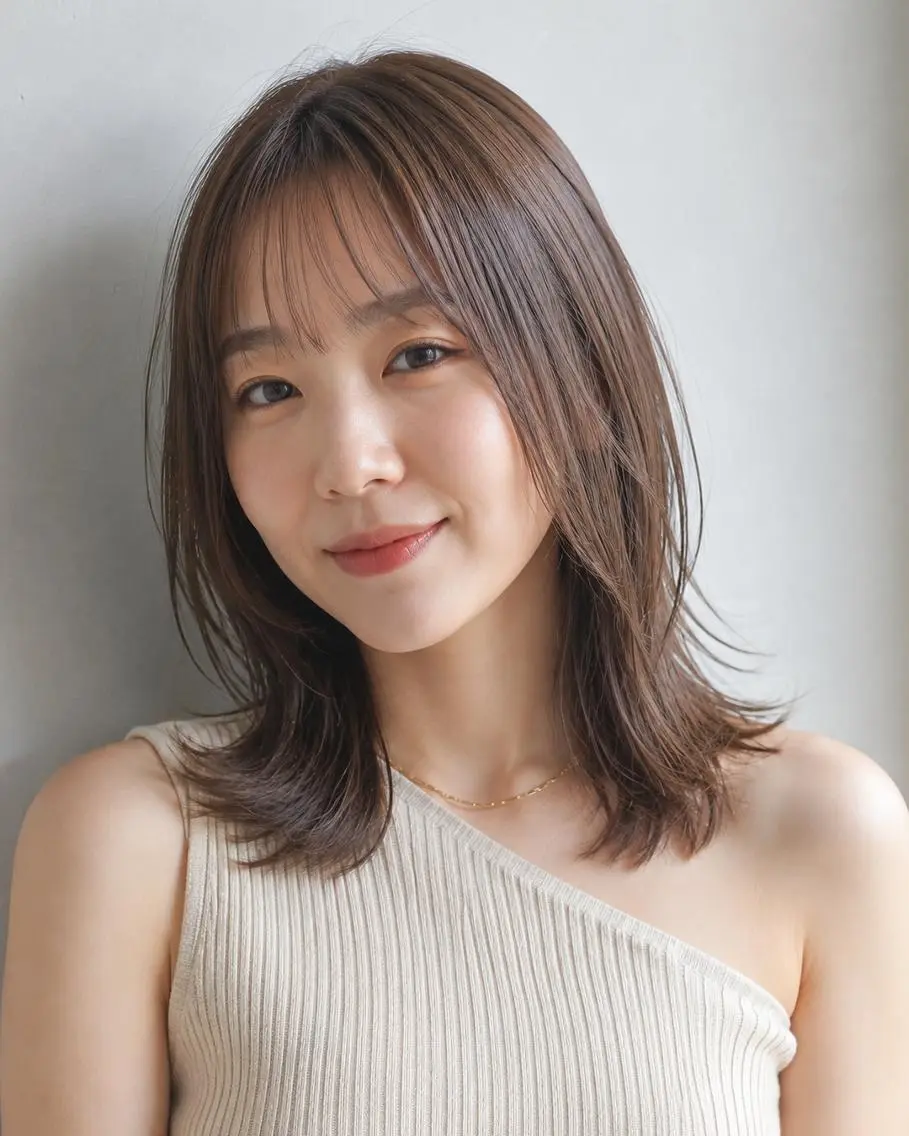 ミディアム メンズパーマカット モデル☆今川茉綾のヘアスタイル