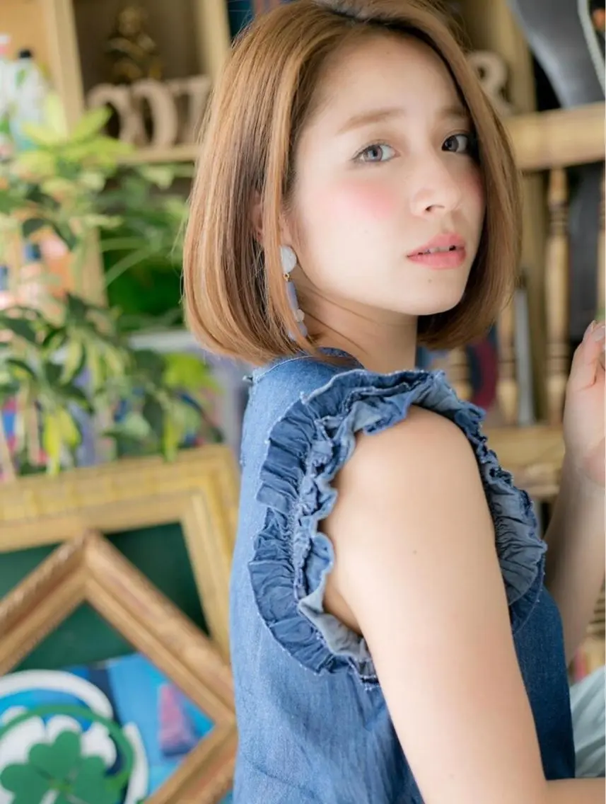 ミディアム パーマ カット ヘアカラー 縮毛矯正 トリートメント ヘッドスパ 🍀鶴貝 幸哉🍀のヘアスタイル