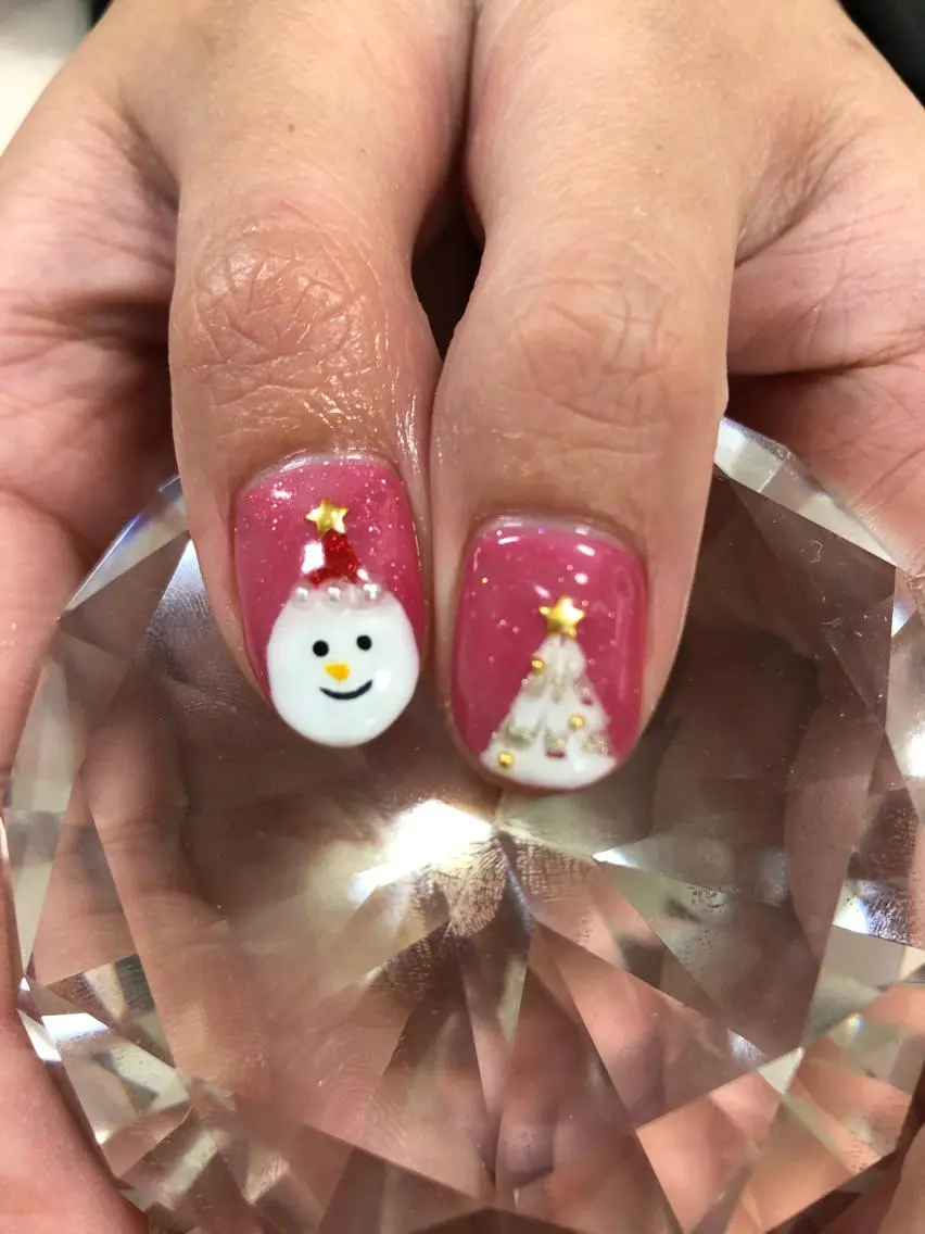 ネイル 冬ネイル クリスマス chii nailのネイルデザイン