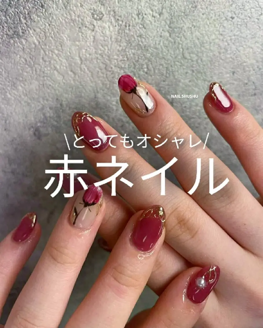 ネイル ニュアンスネイル ワンカラーネイル シンプルネイル 冬ネイル 3dパーツ/流行り 👧shushu❤️のネイルデザイン