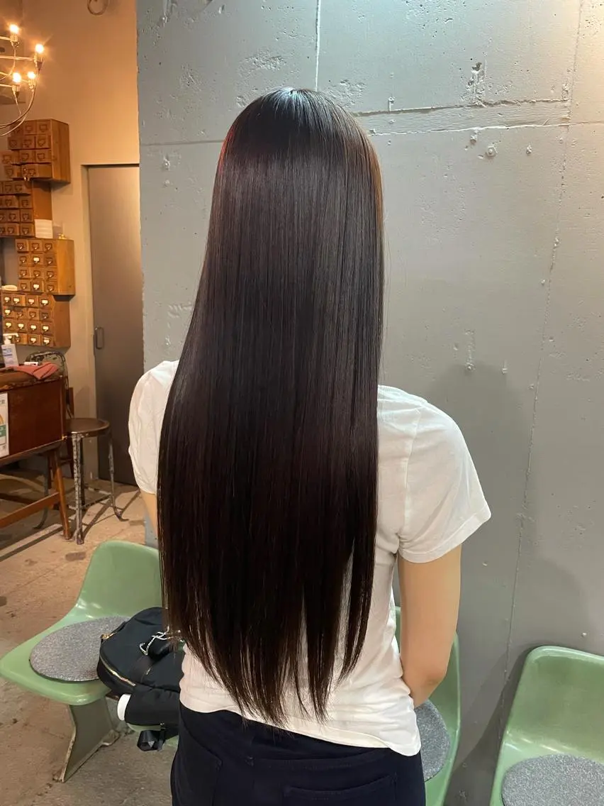 ロング カラー 透明感カラー イルミナカラー 🍀アレンジ簡単ヘア ☘️石田万里奈🍀のヘアスタイル