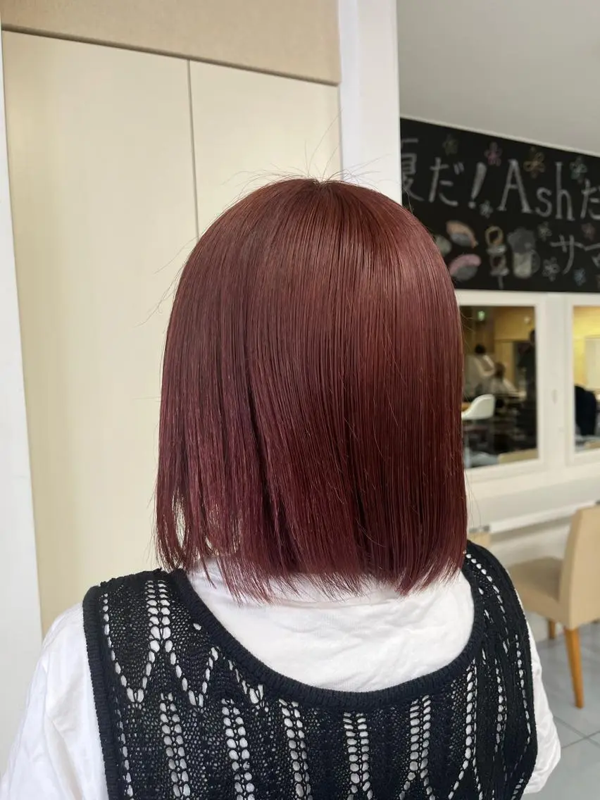 ミディアム ブリーチカラー特化 美容師/𝕐𝕌𝕀のヘアスタイル