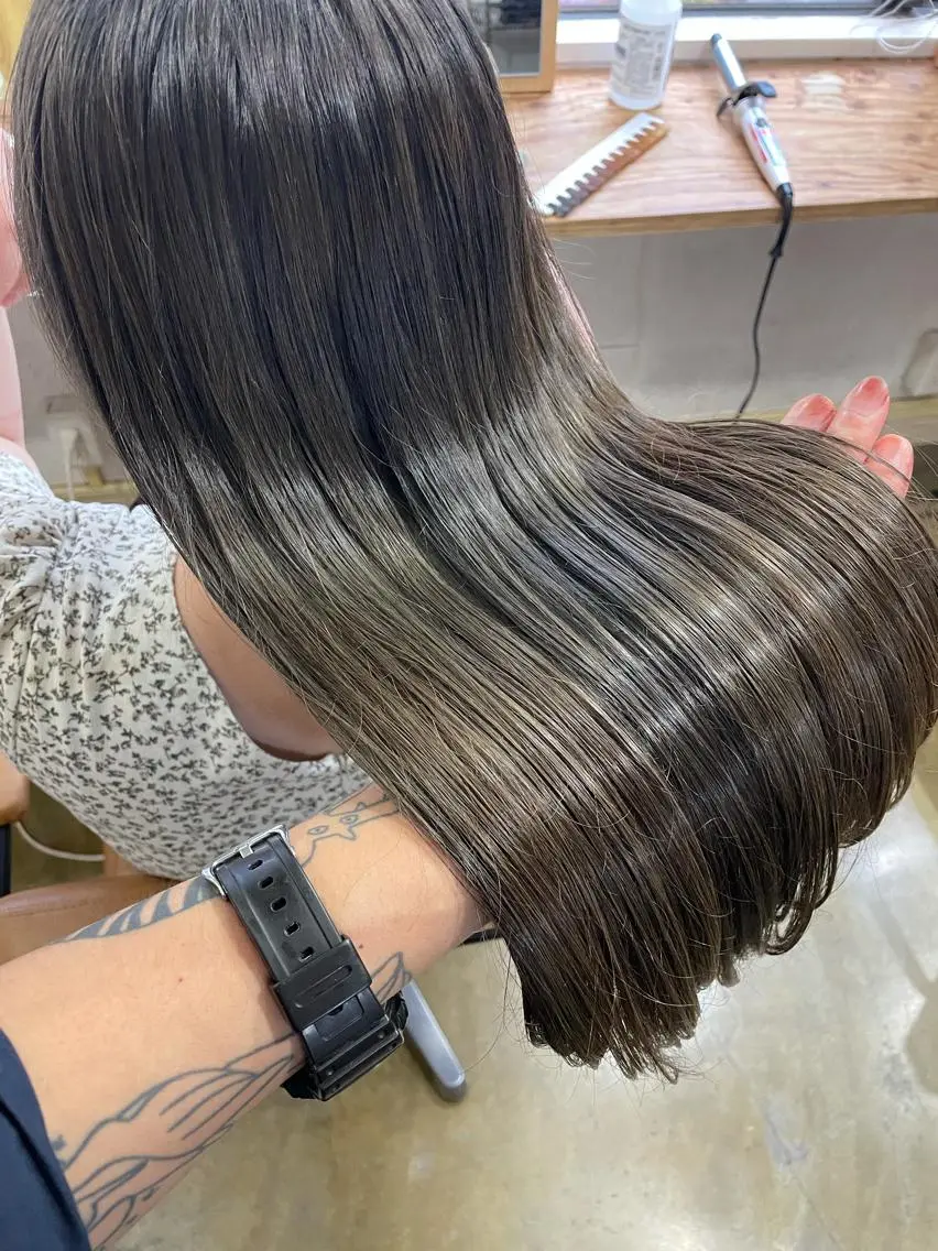 セミロング カラー カット ヘアカラー トリートメント 💎髪質改善💎 デザイナーshinのヘアスタイル
