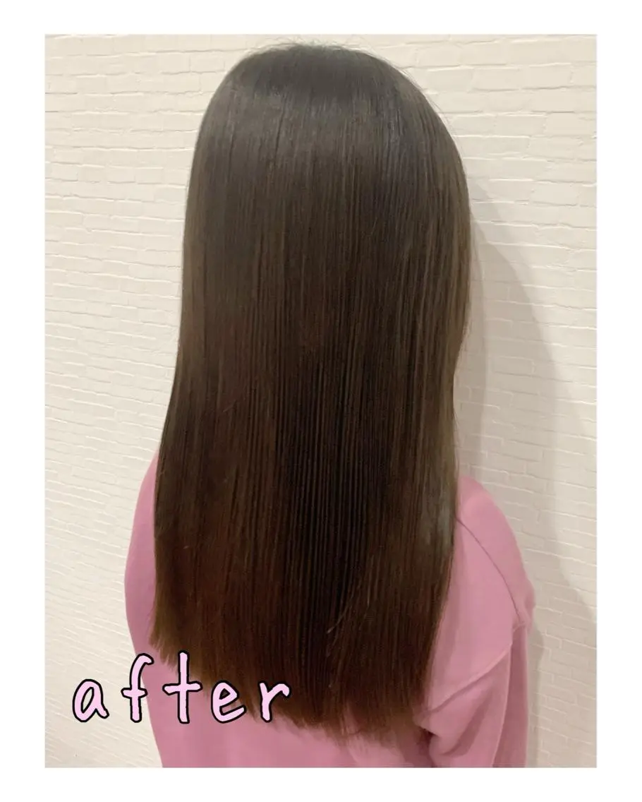 セミロング キッズ 安藤 まどかのヘアスタイル