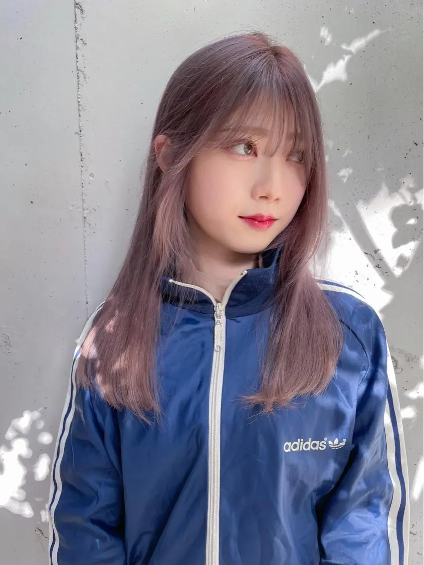 セミロング ヘアカラー トリートメント nessヤマサキ リュウタのヘアスタイル
