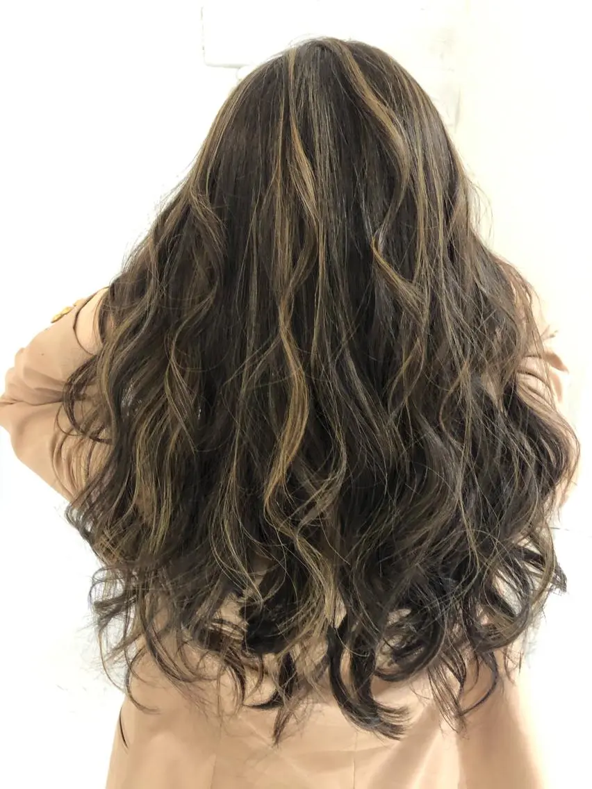 ロング ヘアセット 野中のヘアスタイル