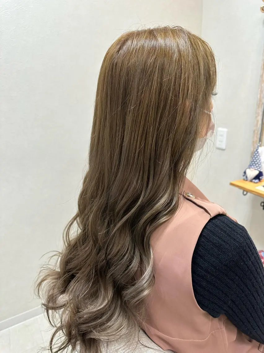 ロング カラー カット ヘアカラー 池田 雄太 ✨美髪縮毛矯正✨のヘアスタイル