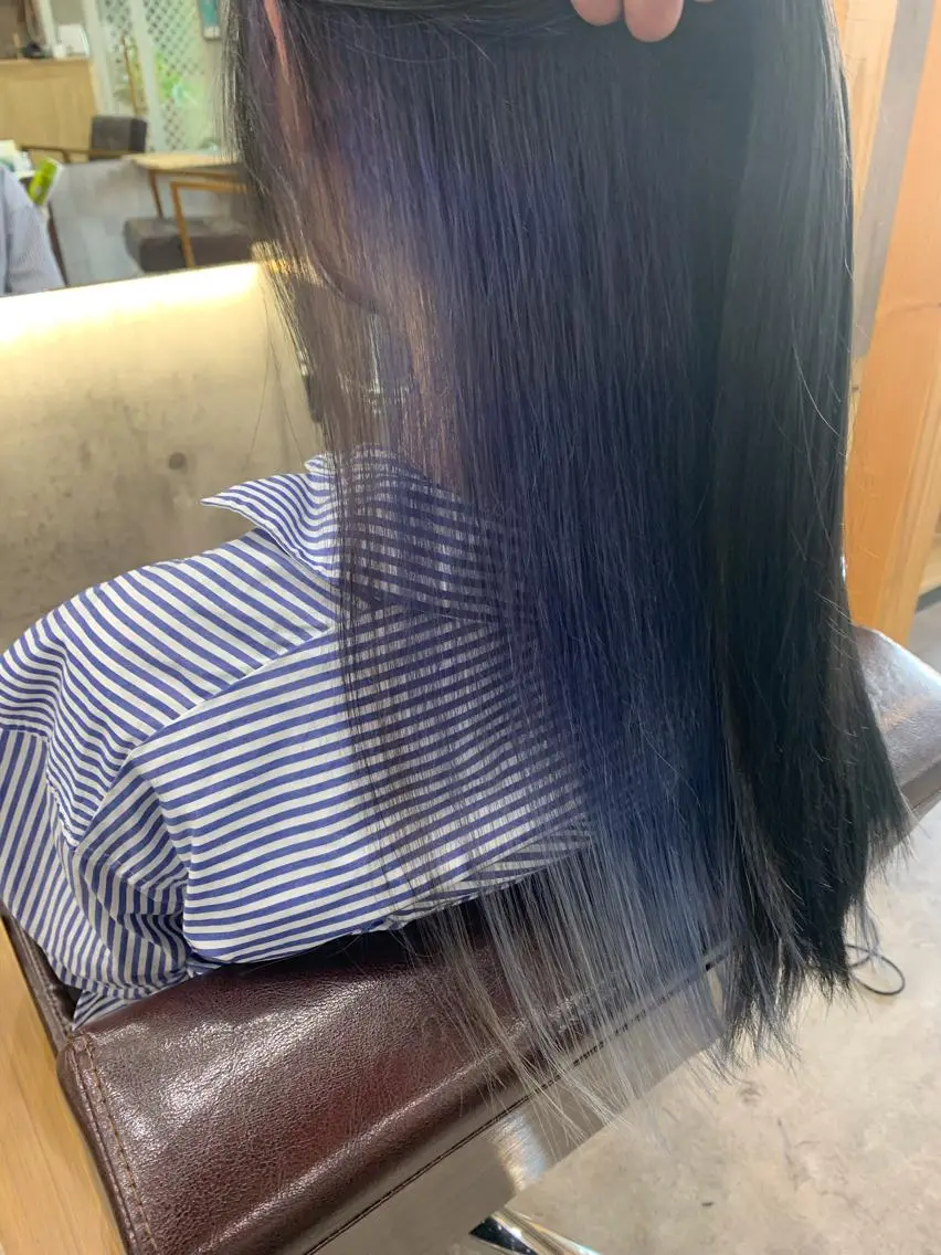 ロング カラー バレイヤージュ ブリーチ ケアブリーチ ダブルカラー イヤリングカラー ヘアカラー hair salon mementoのヘアスタイル