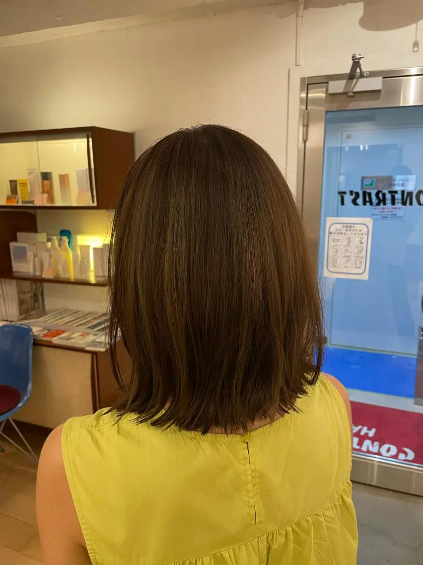 ミディアム カラー 増子 祐馬のヘアスタイル