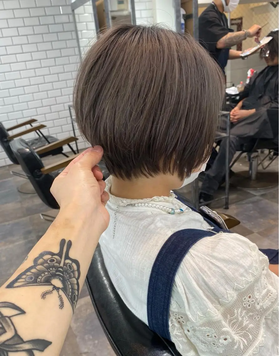 ショート カラー ボブとパーマの達人 /美容室難民の方是非のヘアスタイル