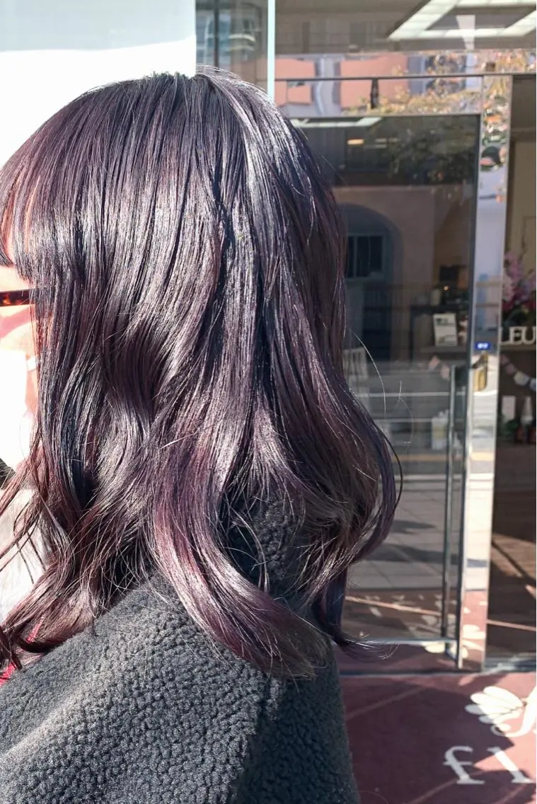 セミロング カラー ヘアアレンジ カット ヘアカラー トリートメント Honami カラー診断/髪質改善のヘアスタイル