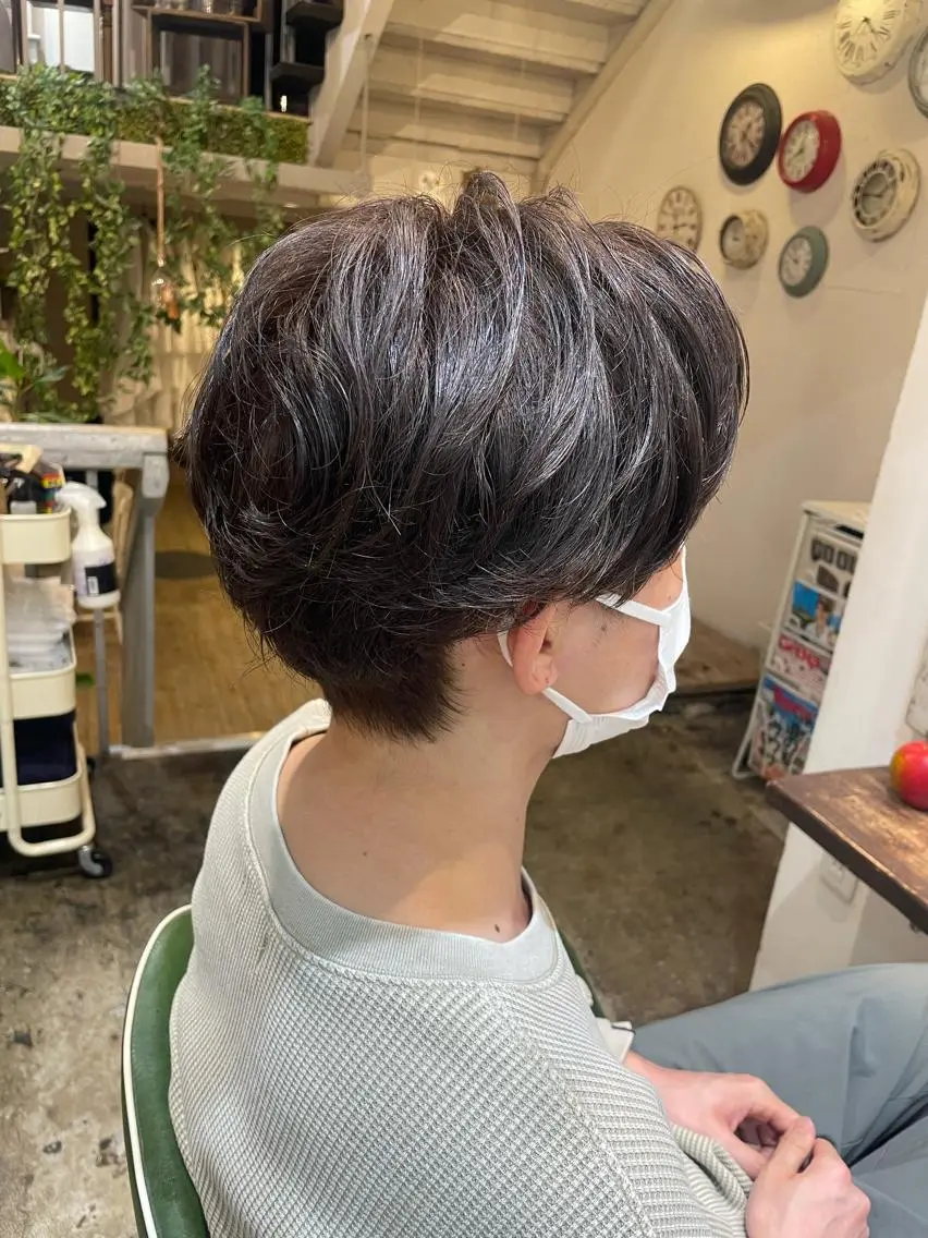 カラー パーマ メンズ メンズパーマ 佐藤 良祐のヘアスタイル