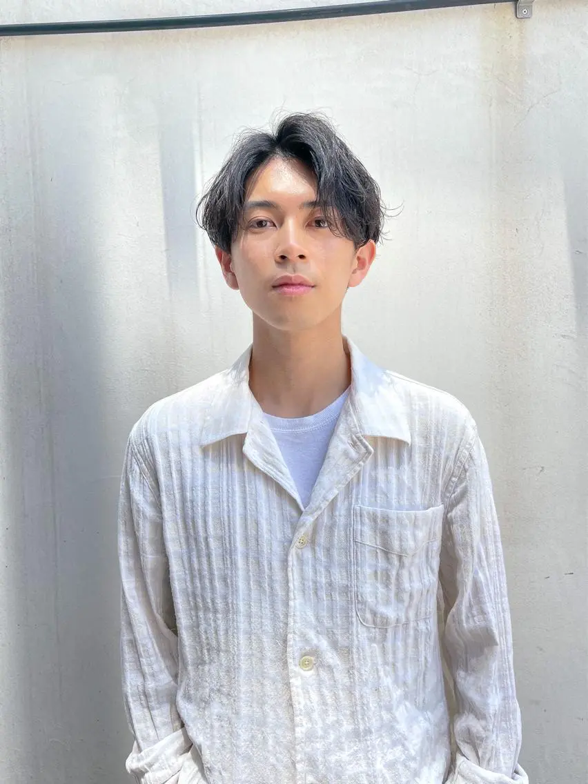 ショート メンズ 【センターパート】 大竹 龍之介のヘアスタイル