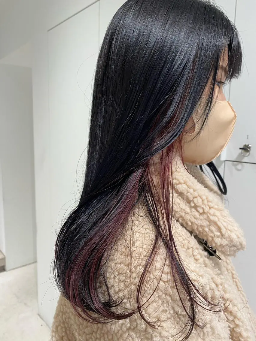 カラー ブリーチ イヤリングカラー ミキ stylistのヘアスタイル