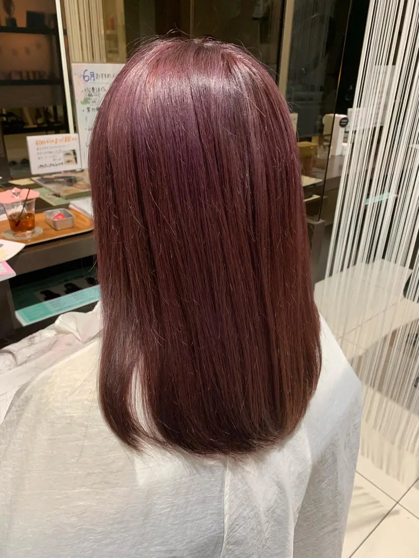ミディアム CHAINON 近鉄奈良店のヘアスタイル