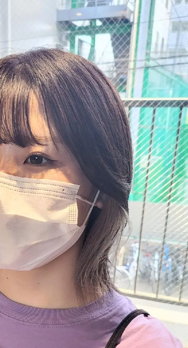 ミディアム カラー ベージュカラー ホワイトベージュ alushe 岡 陽子のヘアスタイル