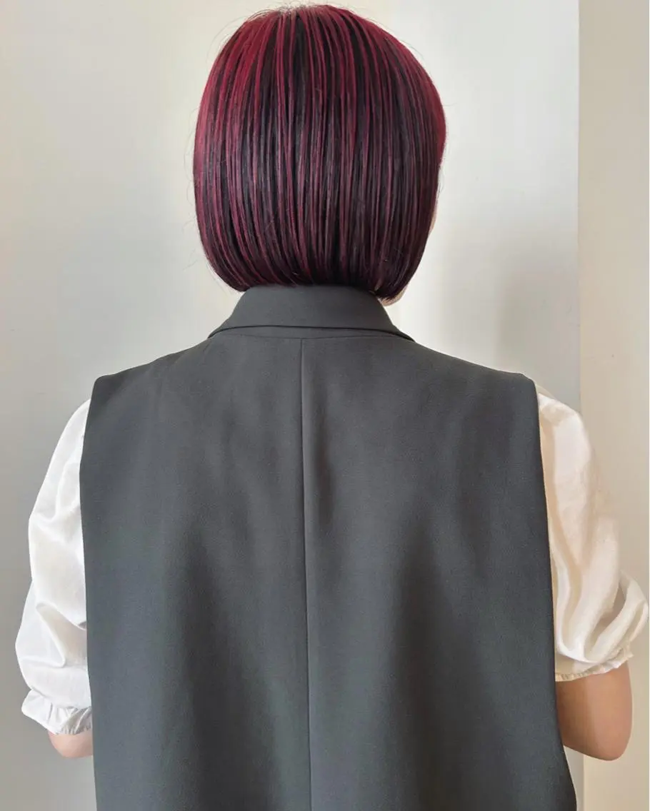 ショート カラー デザインカラー カット ヘアカラー トリートメント 村上雅人 ナチュラルモードのヘアスタイル
