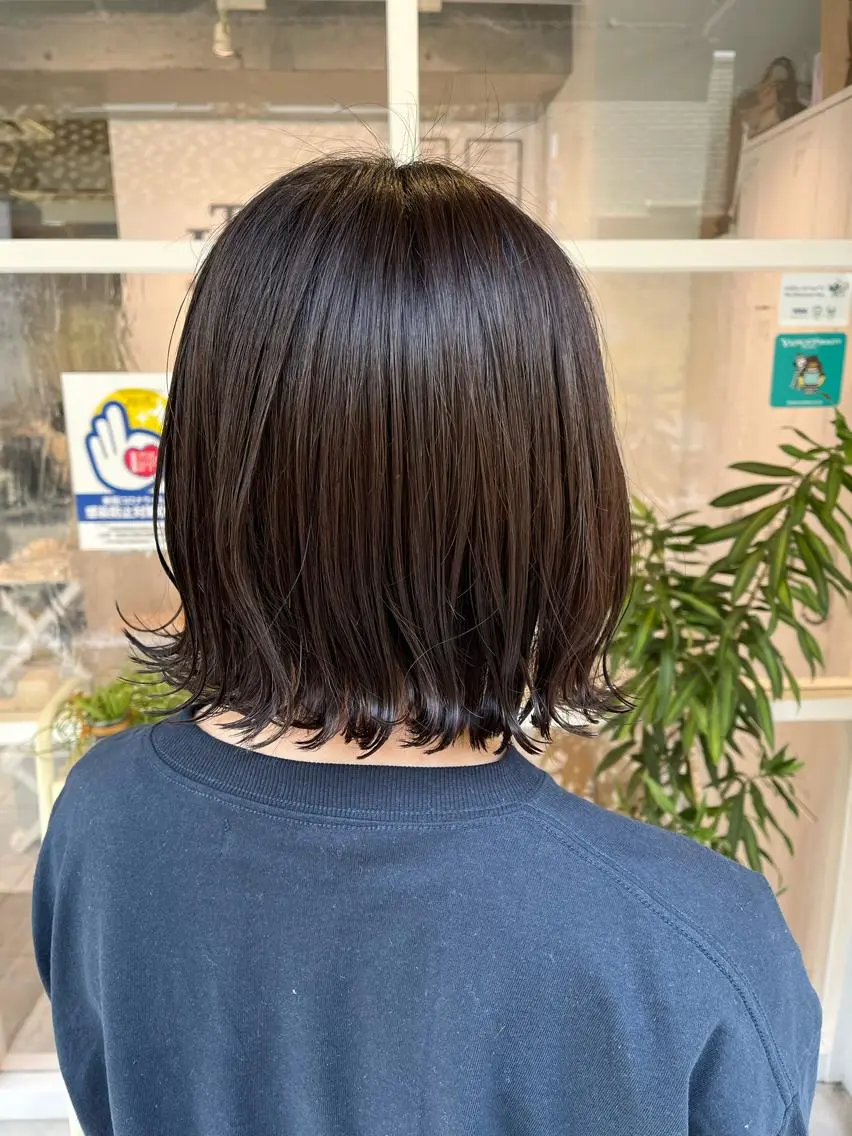 ショート ボブ 外ハネヘア 田辺 黎花のヘアスタイル