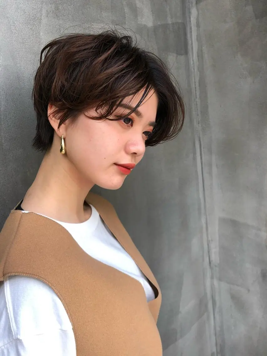 ショート 七尾 彰観のヘアスタイル