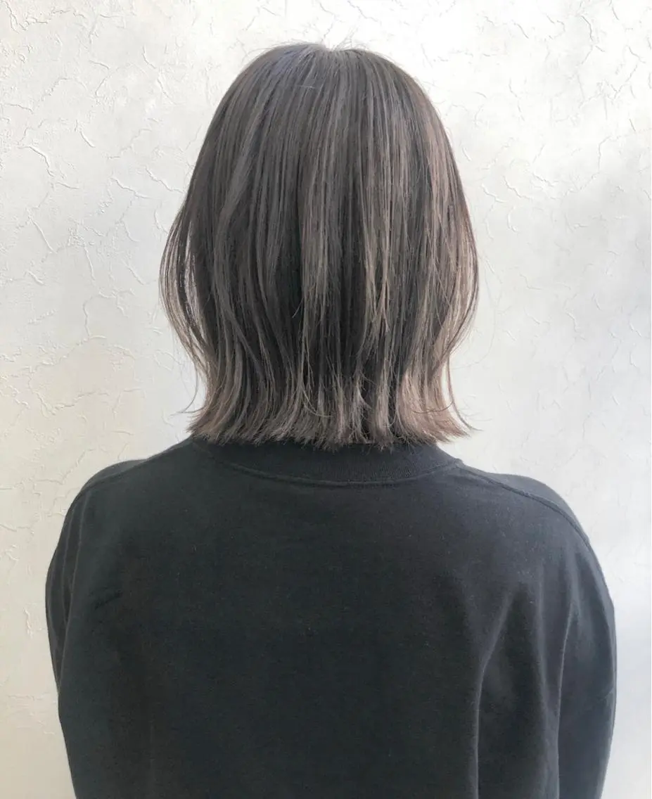 ミディアム カラー nakahara madokaのヘアスタイル