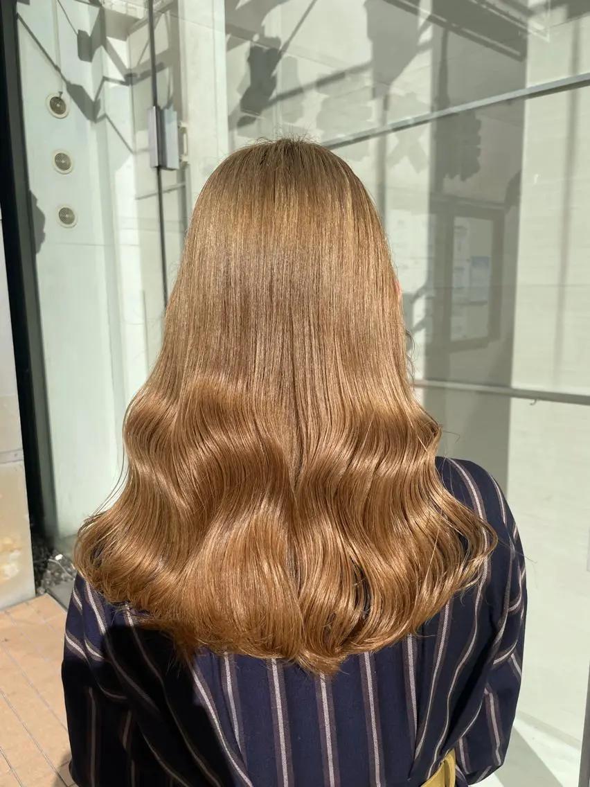 セミロング カラー ヘアカラー トリートメント ヘッドスパ ヘアセット 🎨透明感モテカラー DAIKI🎨のヘアスタイル