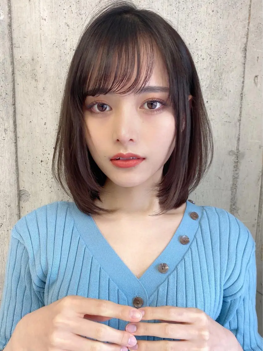 ショート カラー ベージュカラー モカベージュ ボブ 似合わせカット カット ヘアカラー トリートメント ツヤ髪になりたい方へ 🩷柴田知亜希のヘアスタイル
