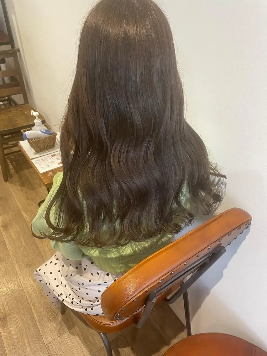 ロング カラー ヘアアレンジ ヘアカラー トリートメント coco♡ 韓国hairのヘアスタイル