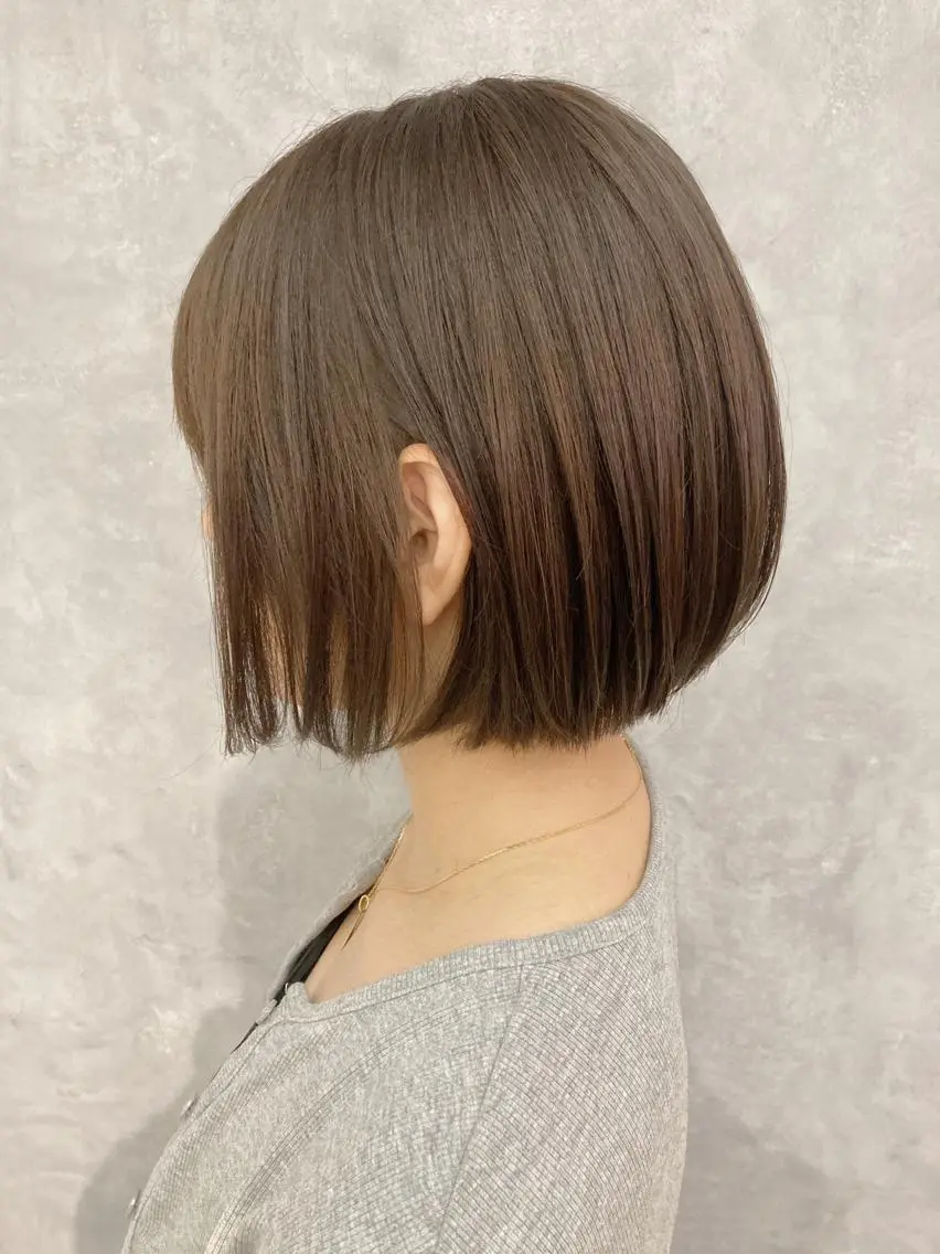 ミディアム カット ヘアカラー トリートメント 五月女 隼人のヘアスタイル