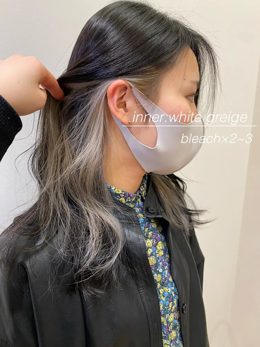 カラー インナーカラー 小林 夢羽のヘアスタイル