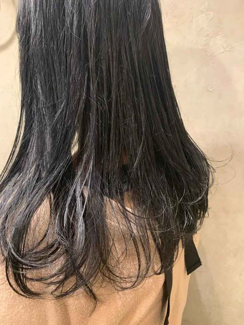 ロング カラー ヘアアレンジ ボブパーマコテ巻き風 パーマNo1深江秀平のヘアスタイル