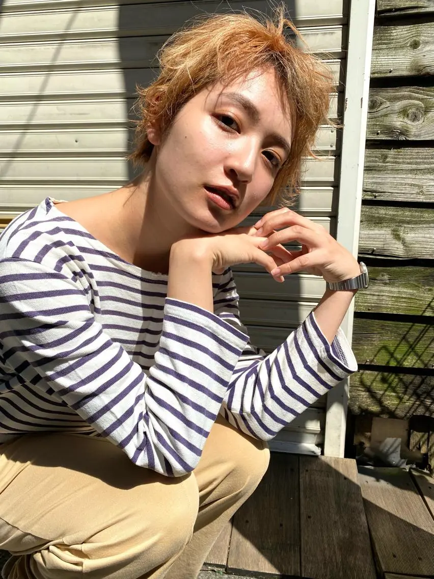 ショート ヘアカラー トリートメント 小澤大輔 YOLO hairのヘアスタイル