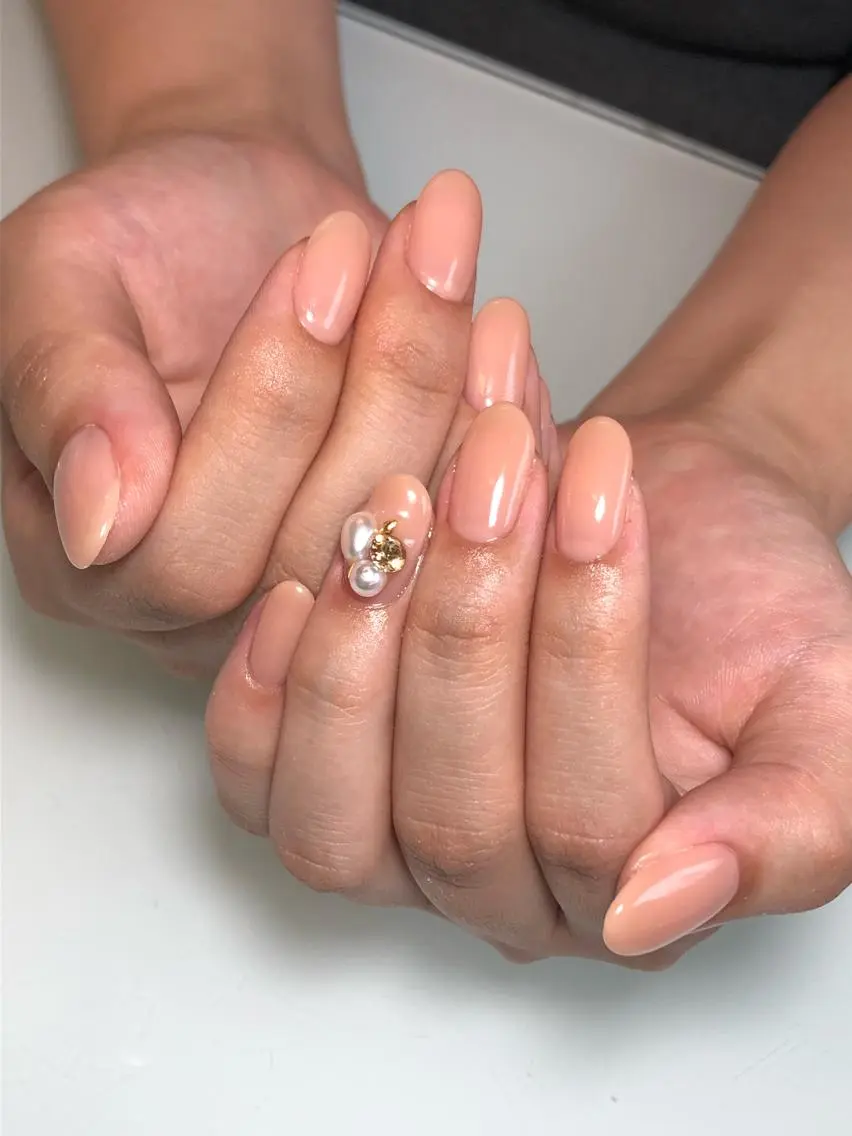 ネイル ワンカラーネイル ハンドネイル M nail はやまうららのネイルデザイン