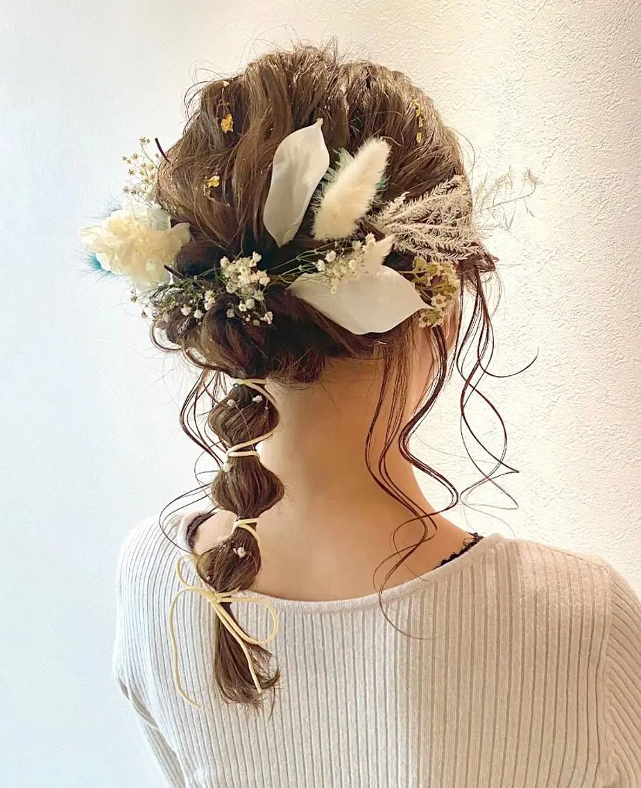 ヘアセット 安永 涼のヘアスタイル