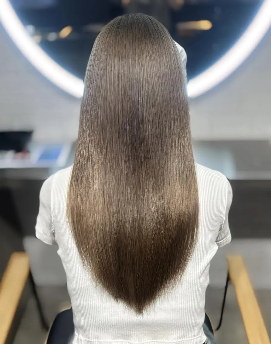 ロング ヘアカラー トリートメント ANNAメンズカット パーマ縮毛矯正🧡のヘアスタイル