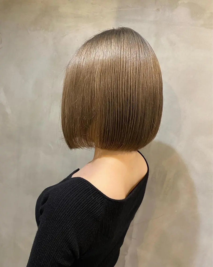 ミディアム カラー 🎀ショートカット モデル/烏丸御池のヘアスタイル