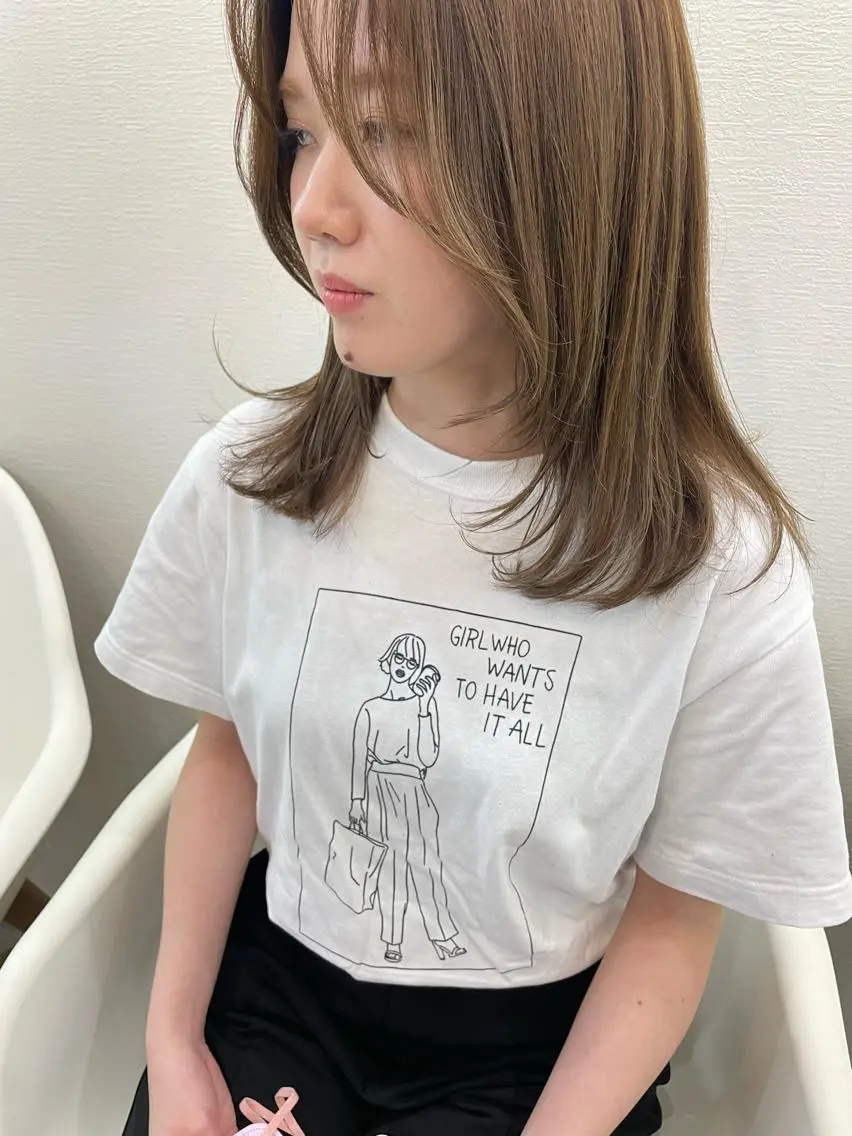 ミディアム カラー 🔶SUNC ツヅキチアキ🔶のヘアスタイル